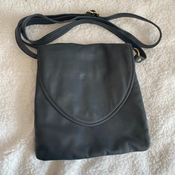 New Mark Mowen Multi-pocket Leather Medium Sized Cross Body Bag - Picture 1 of 4